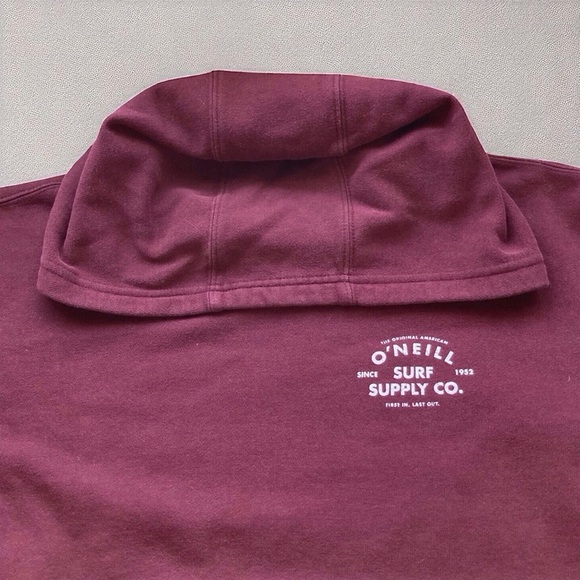 O’Neill Surf Hoodie | Maroon Graphic Pullover | Men’s XL | Skate & Surf Style - Picture 6 of 10